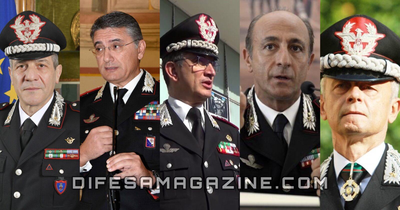 Carabinieri, ecco chi sono i nuovi Generali di Corpo d’Armata Difesa Magazine
