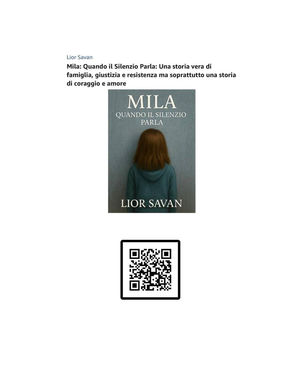 Mila, quando il silenzio parla 1 Mila