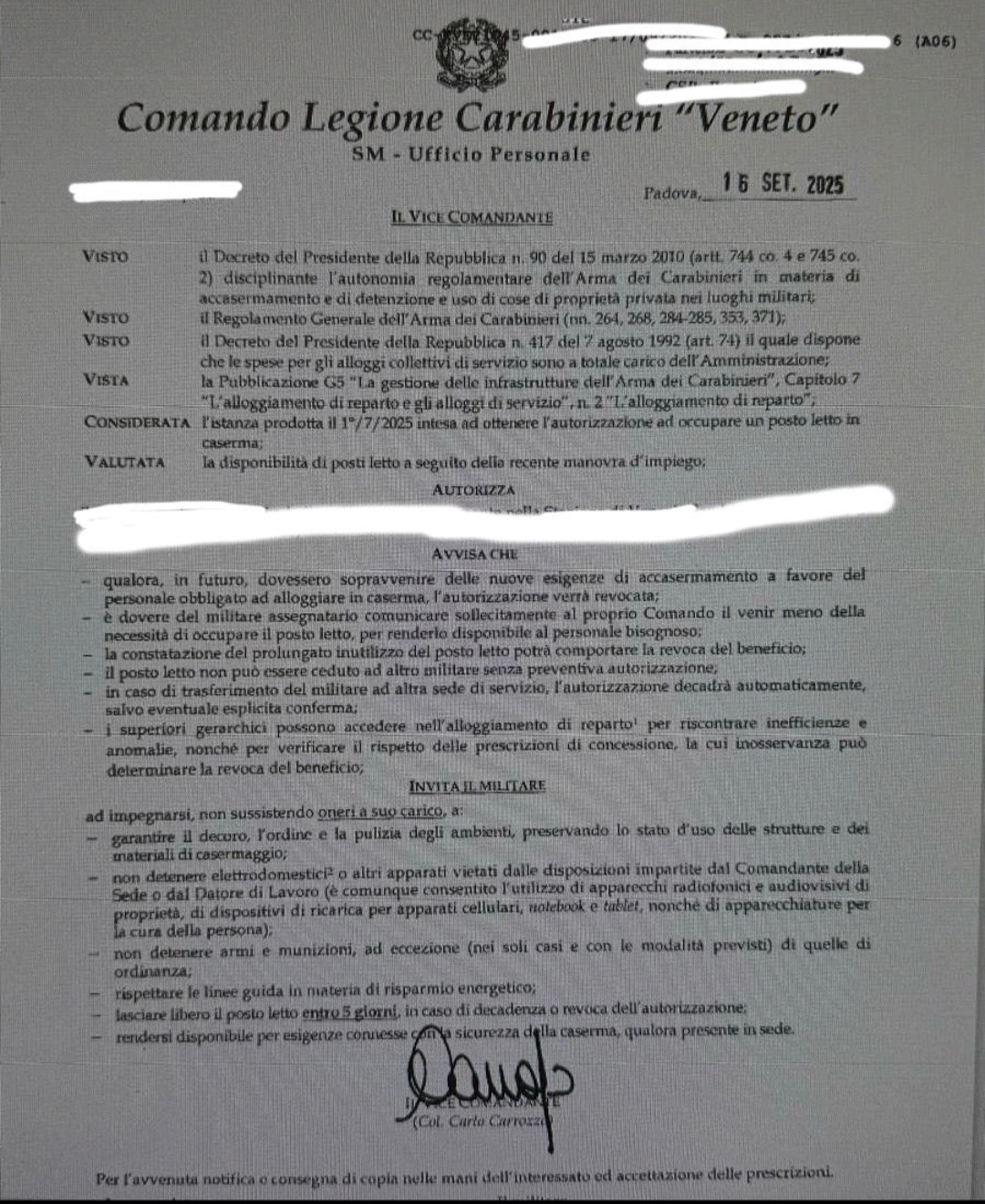 Carabinieri veneto