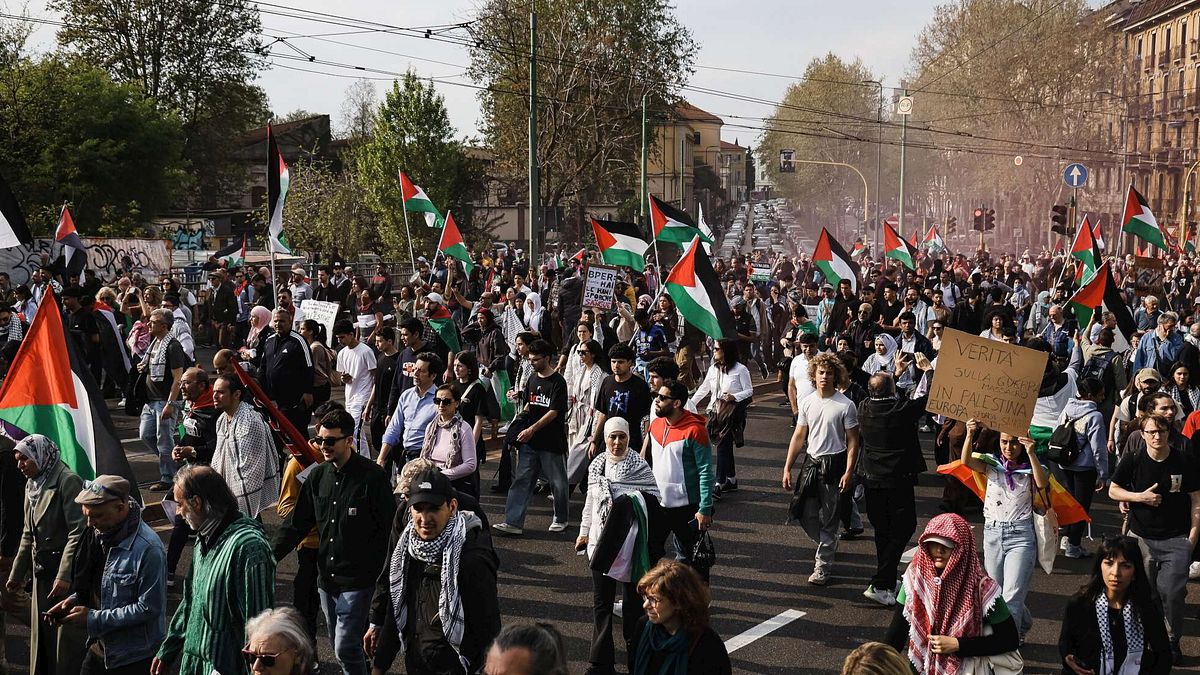 Manifestazione palestina