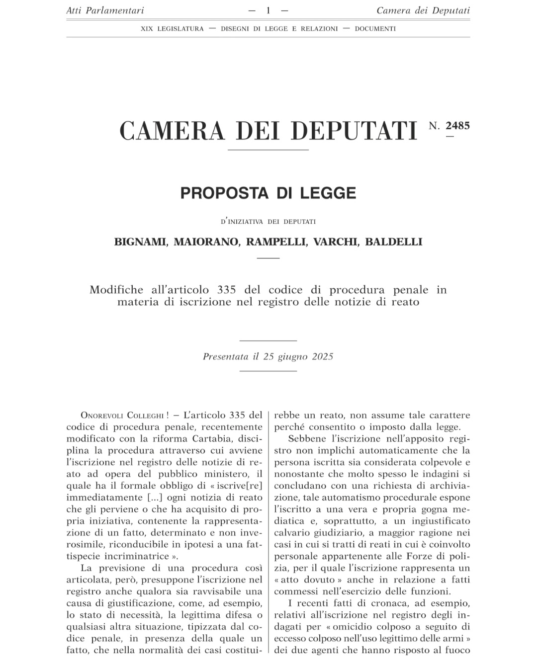 Atto dovuto 1