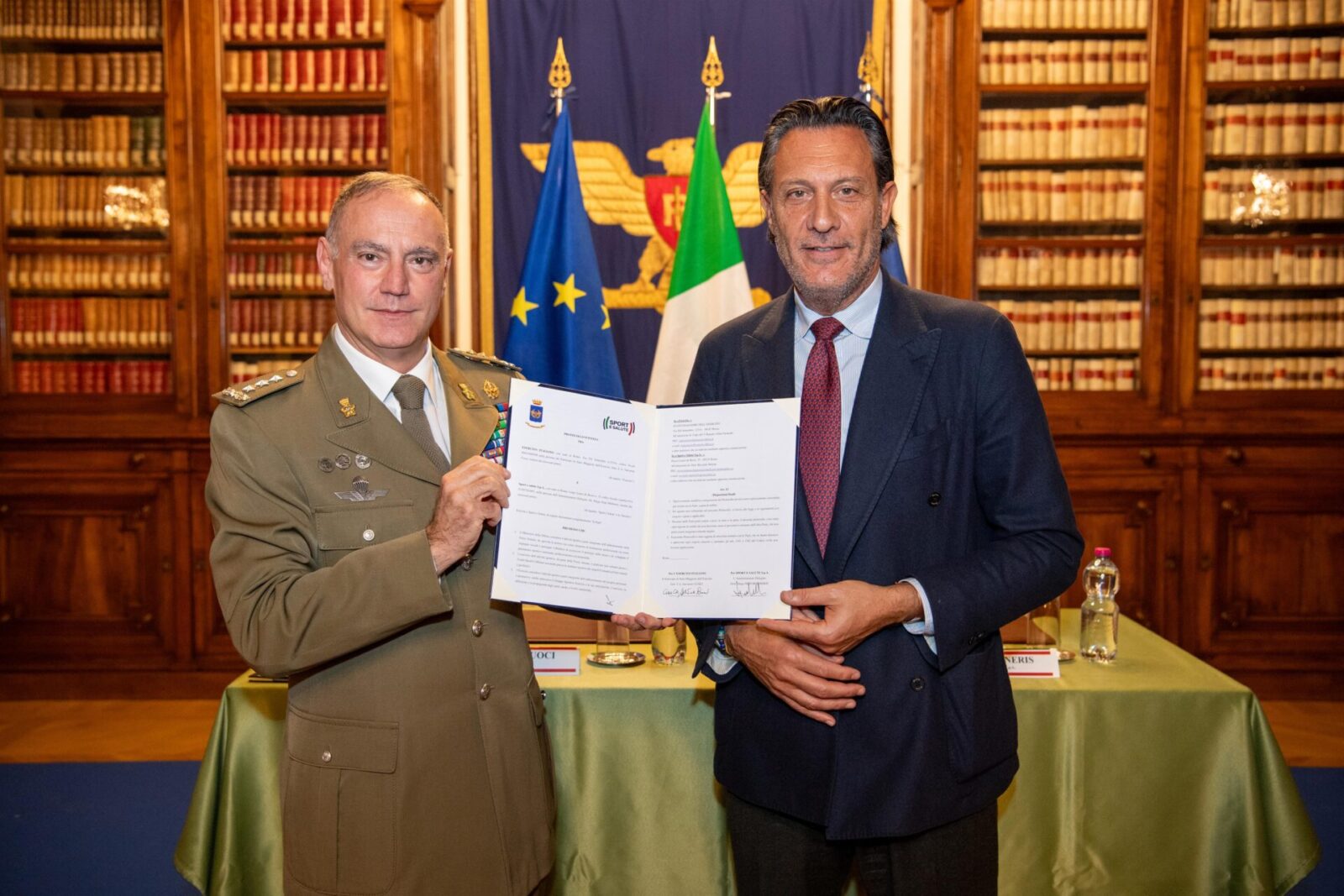 Firma sport salute ed esercito