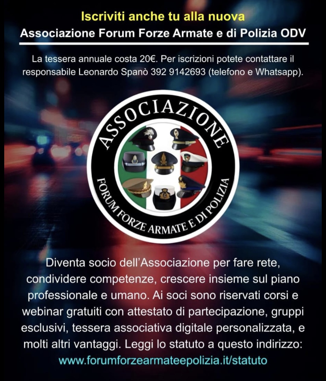 Associazionismo forze armate e polizia 