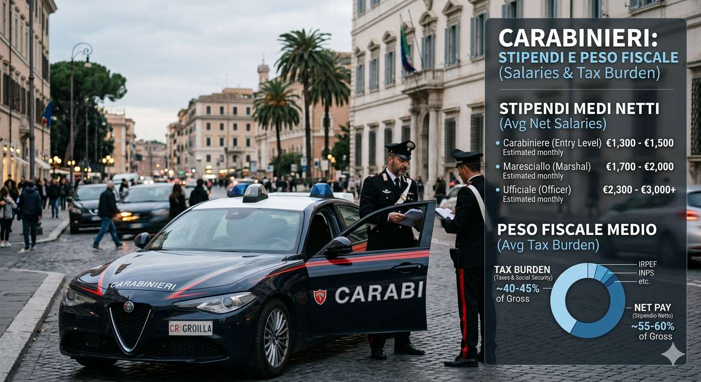 Stipendi, dura reprimenda del MOSAC dei Carabinieri 1 Stipendi cc