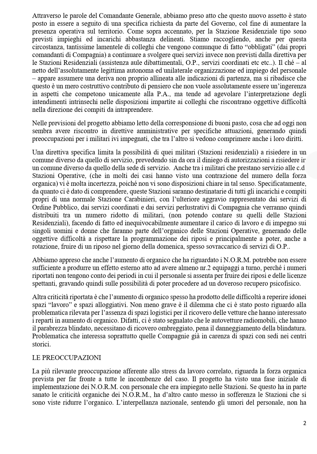 riorganizzazione territoriale dellarma dei cc i dubbi di unarma 1 Difesa Magazine