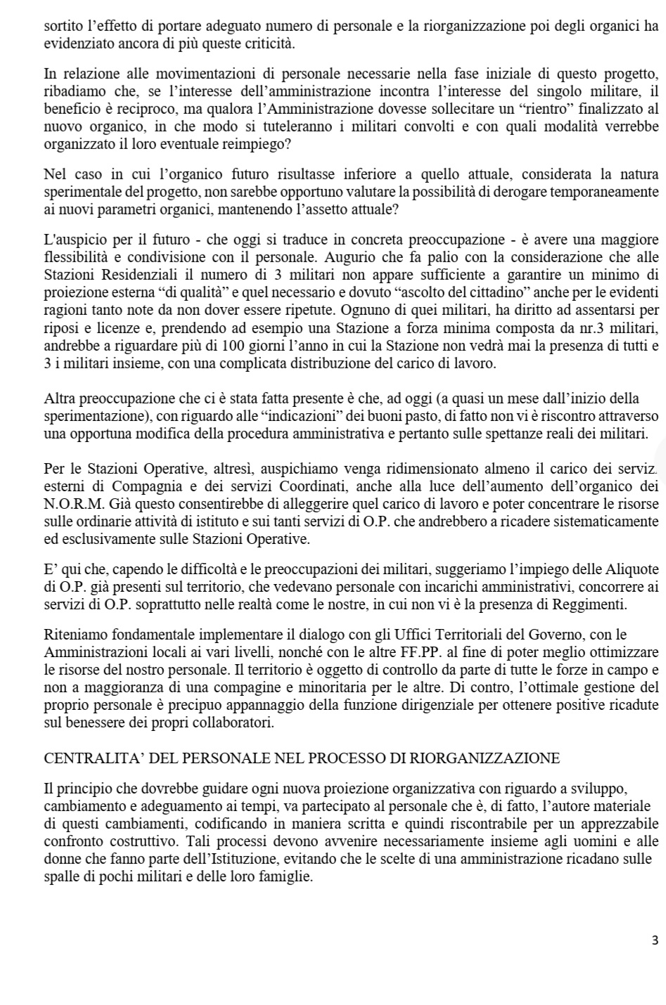 riorganizzazione territoriale dellarma dei cc i dubbi di unarma 2 Difesa Magazine