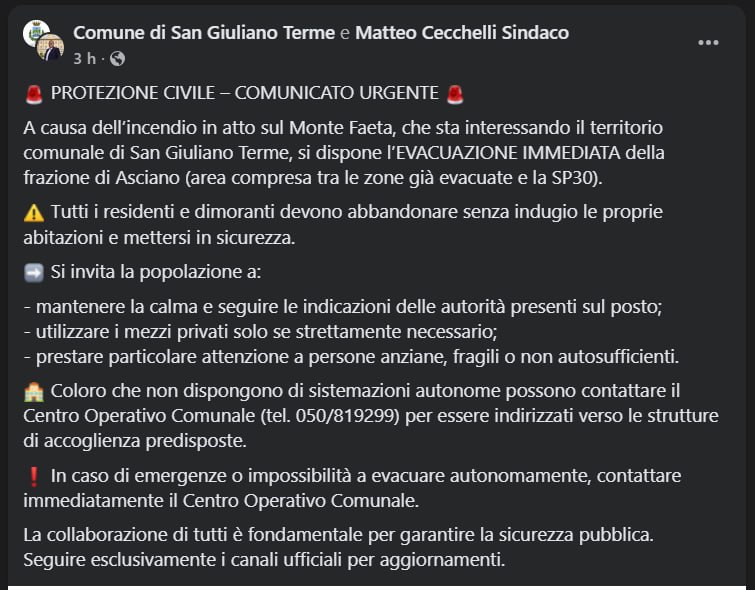 emergenza protezione civile in toscana la difesa interviene 1 Difesa Magazine
